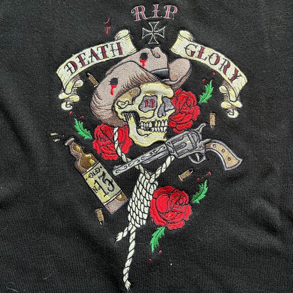 Lucky 13 Embroidered Sweater Cardigan - Picture 3 of 8